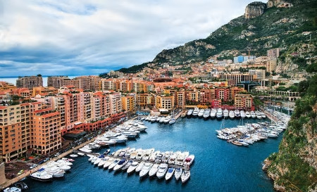 Port Fontvieille Harbour, Old Town, Monaco