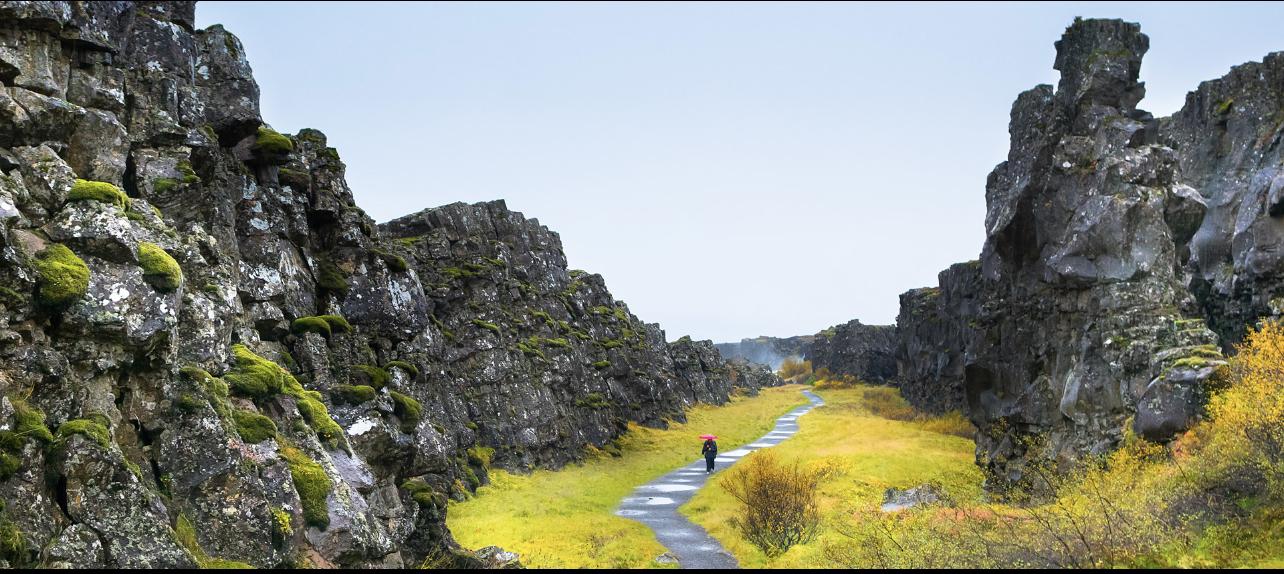 Iceland hiking