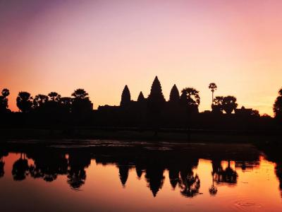 Angkor Wat at sunrise - Photo by C Lissner
